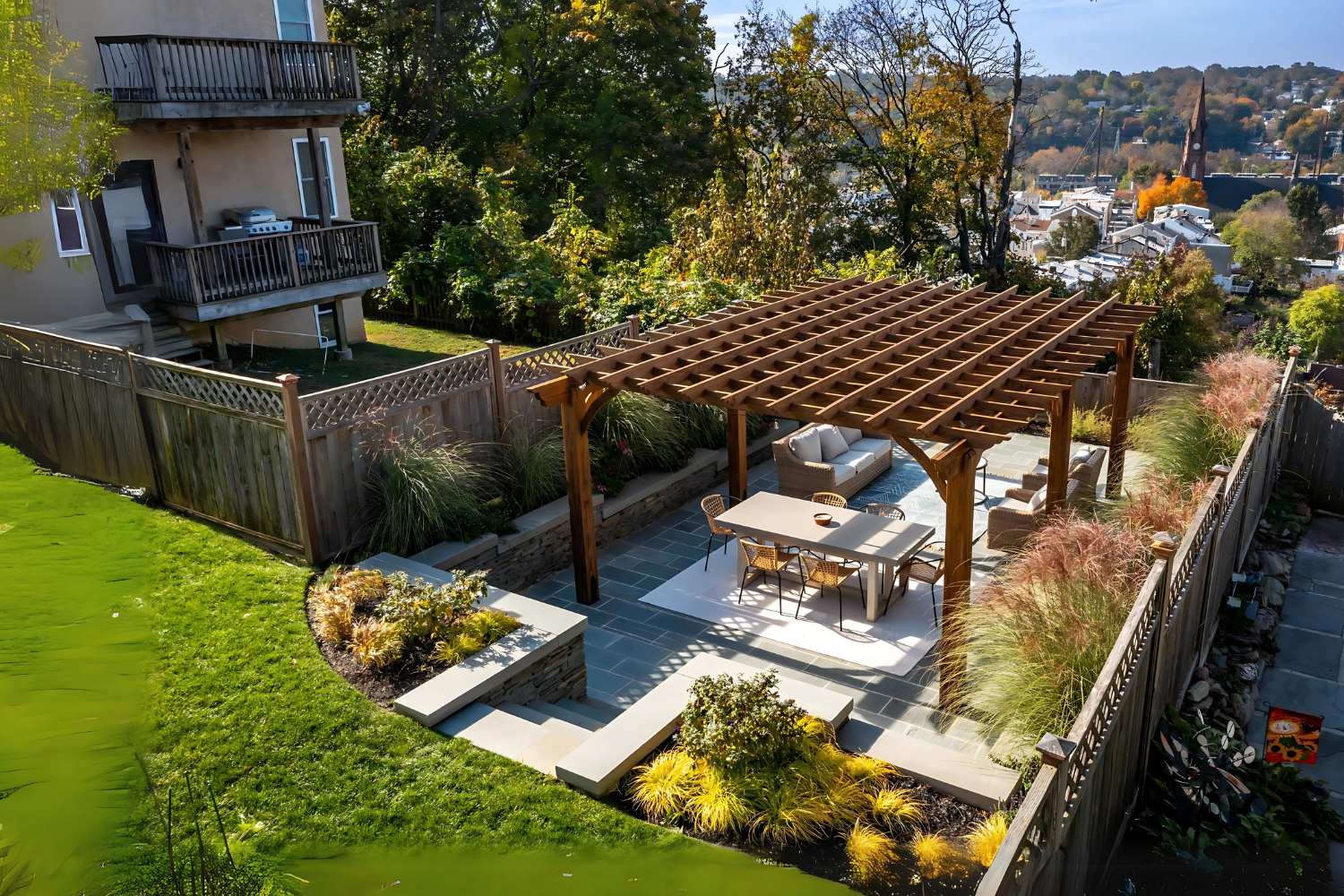 Cherokee Pergola Cherokee pergola by Waterloo Structure serving southeastern Pennsylvania