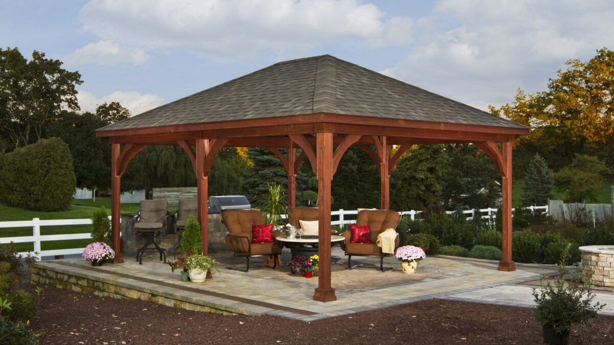 Canyon Brown Pavilion Wood canyon brown pavilion from Waterloo Structure serving PA DE NJ MD